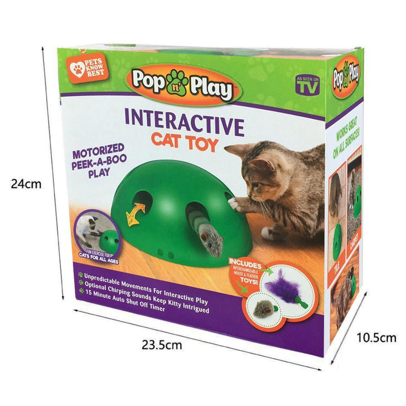 Brinquedo Interativo Pop and Play para Gatos