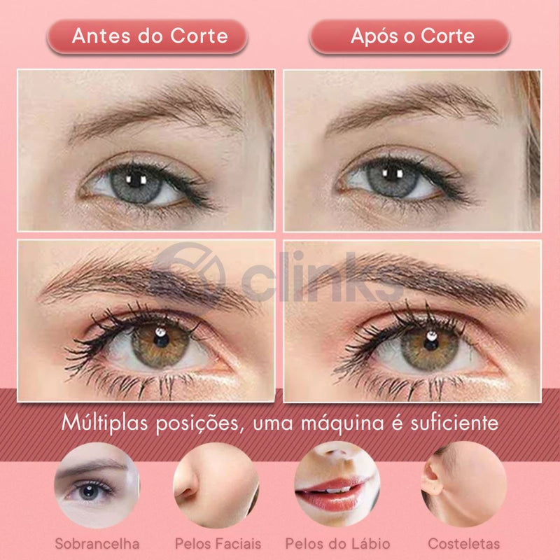 Conjunto de Beleza - Canetas Depiladoras para Rosto e  Sobrancelha.