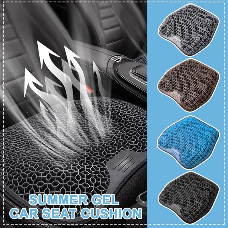 🛋️ Almofada Gel Honeycomb - Conforto e Frescor para Carro e Escritório!