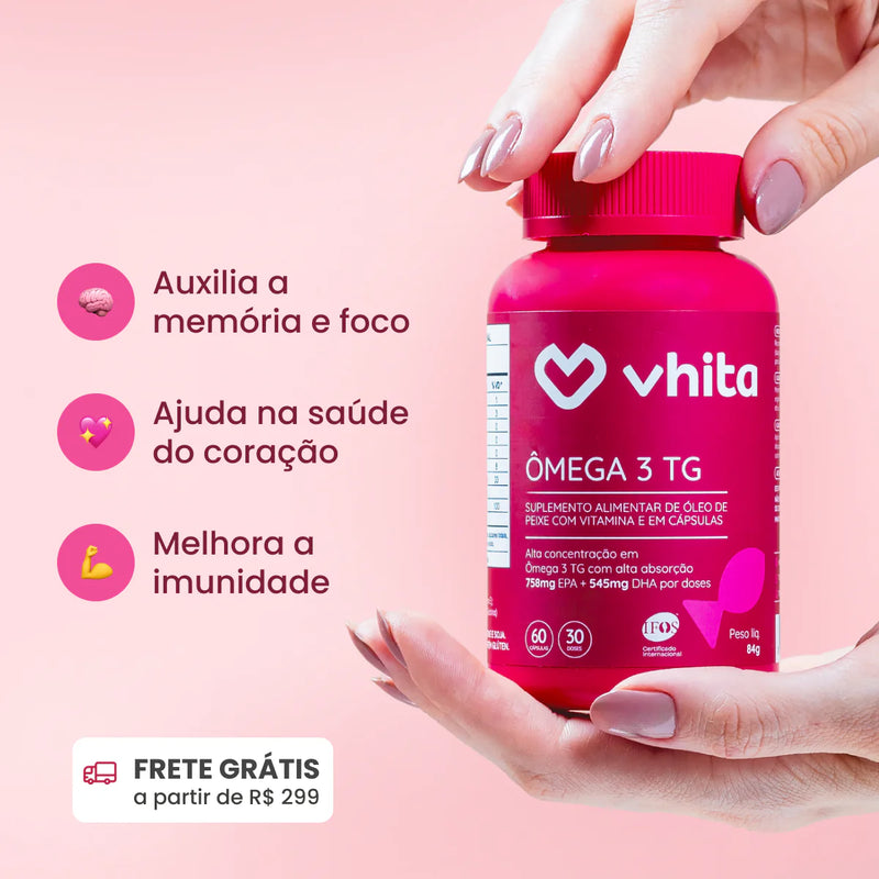 Ômega 3 TG 1000mg com Vitamina E e selo IFOS